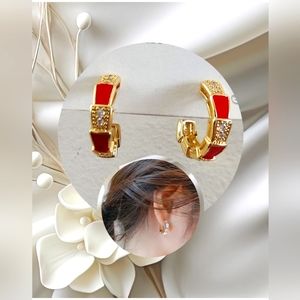 bulgar red serpenti earrings ✨️